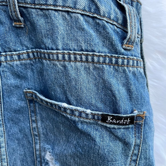 Bardot Denim Rugged Dungaree Jumpsuit - Picture 10 of 10